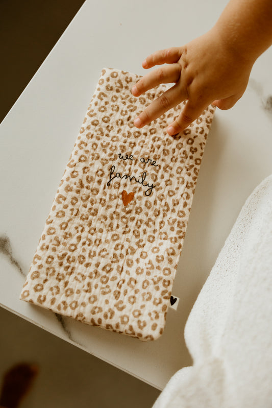 Protège livret de famille | Gaze petit carreau