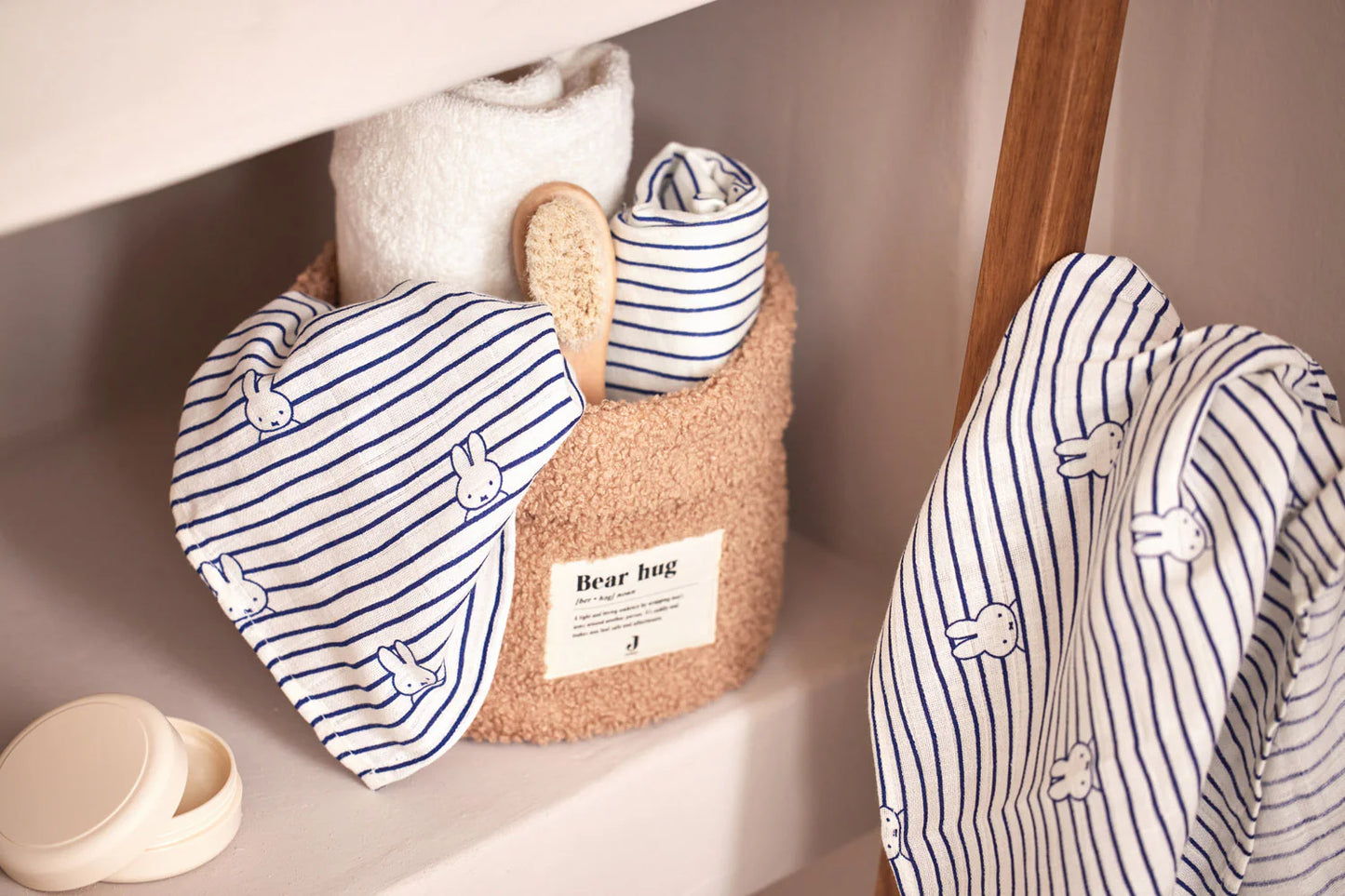 Langes gaze de coton | 70cm | Miffy Stripe
