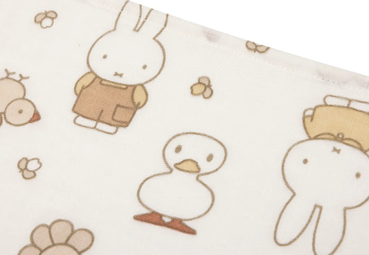 Langes gaze de coton | 70cm | Miffy Family Farm