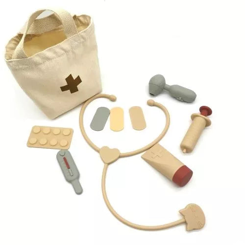 Jeu d'imitation I Kit docteur en silicone