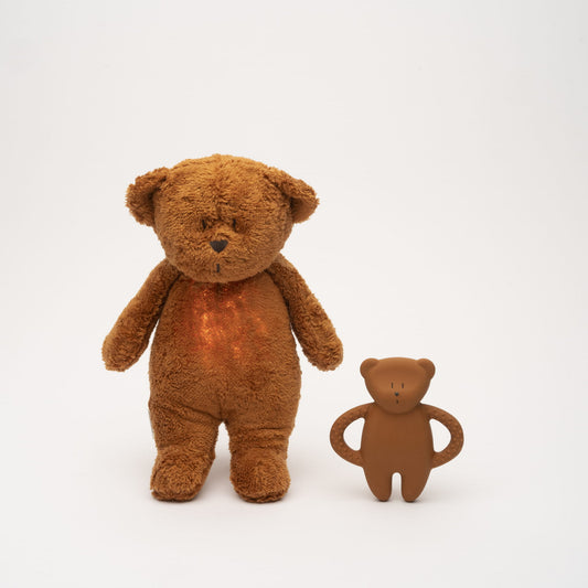 Anneau de dentition ourson moonie I Caramel