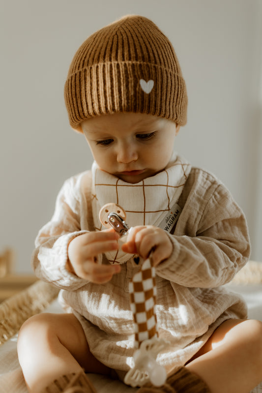 Attache-tétine | Léopard marron