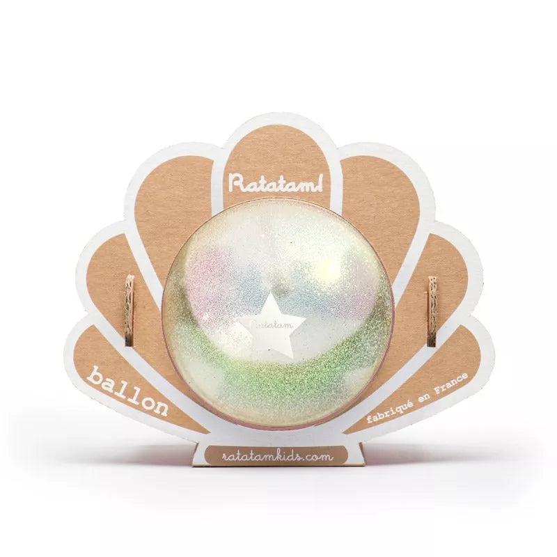 Balle de jeu 10 cm I Shell Blanche