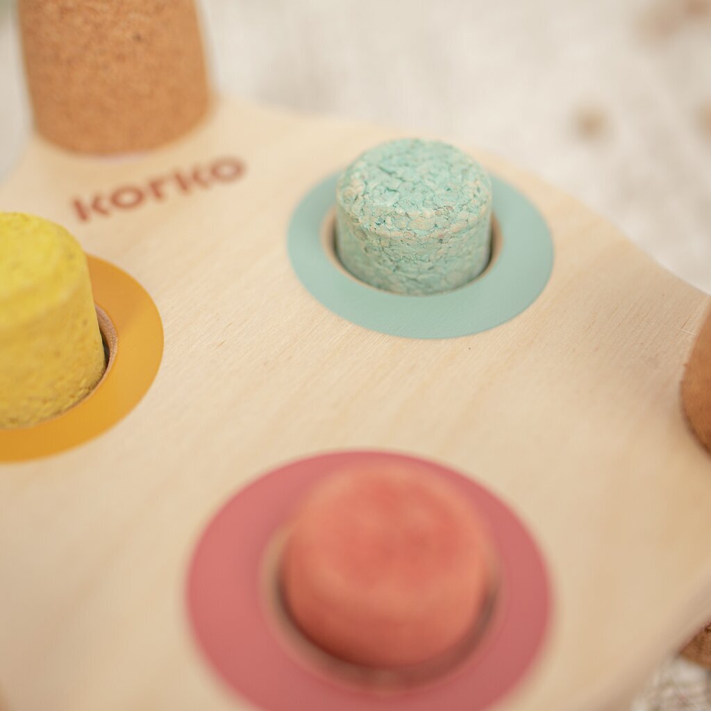 Banc à marteler réversible en liège