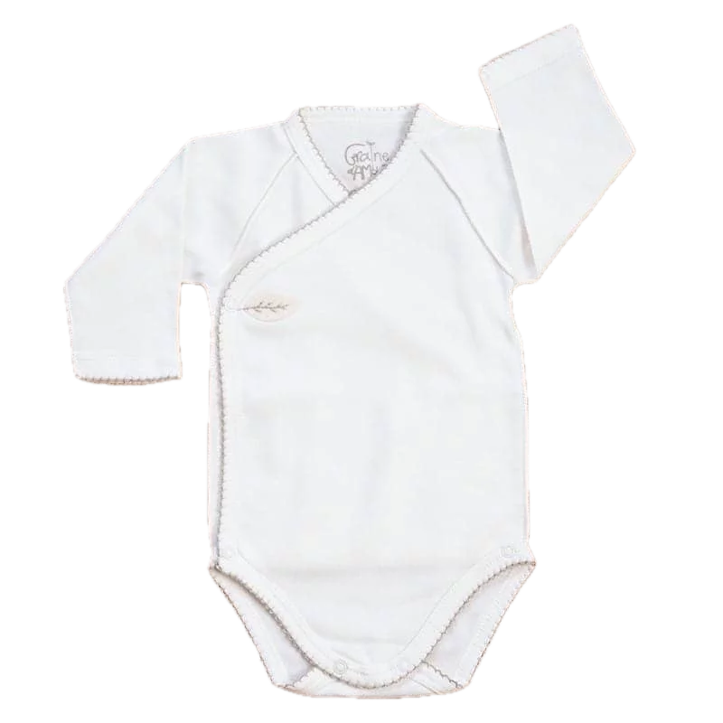 Body pour bébé prématuré I Blanc