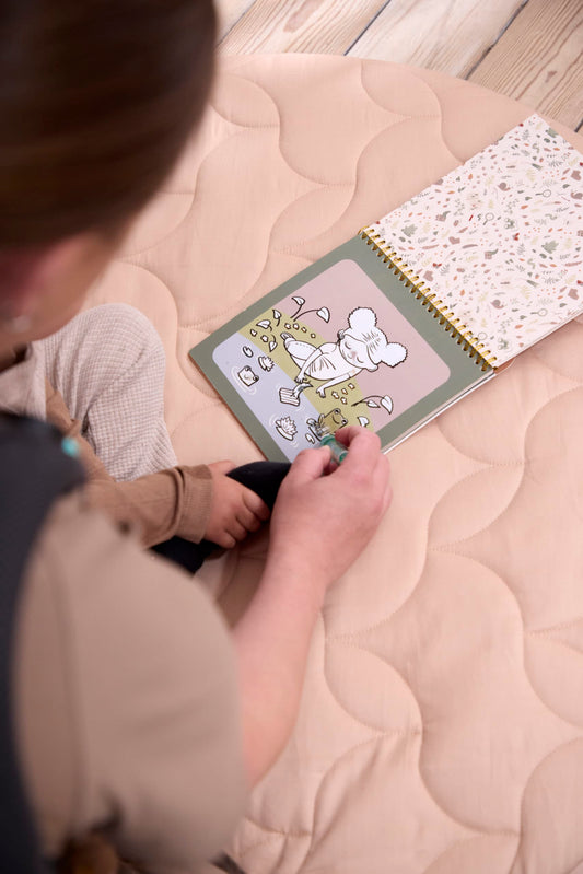 Livre de coloriage à l’eau I À la forêt