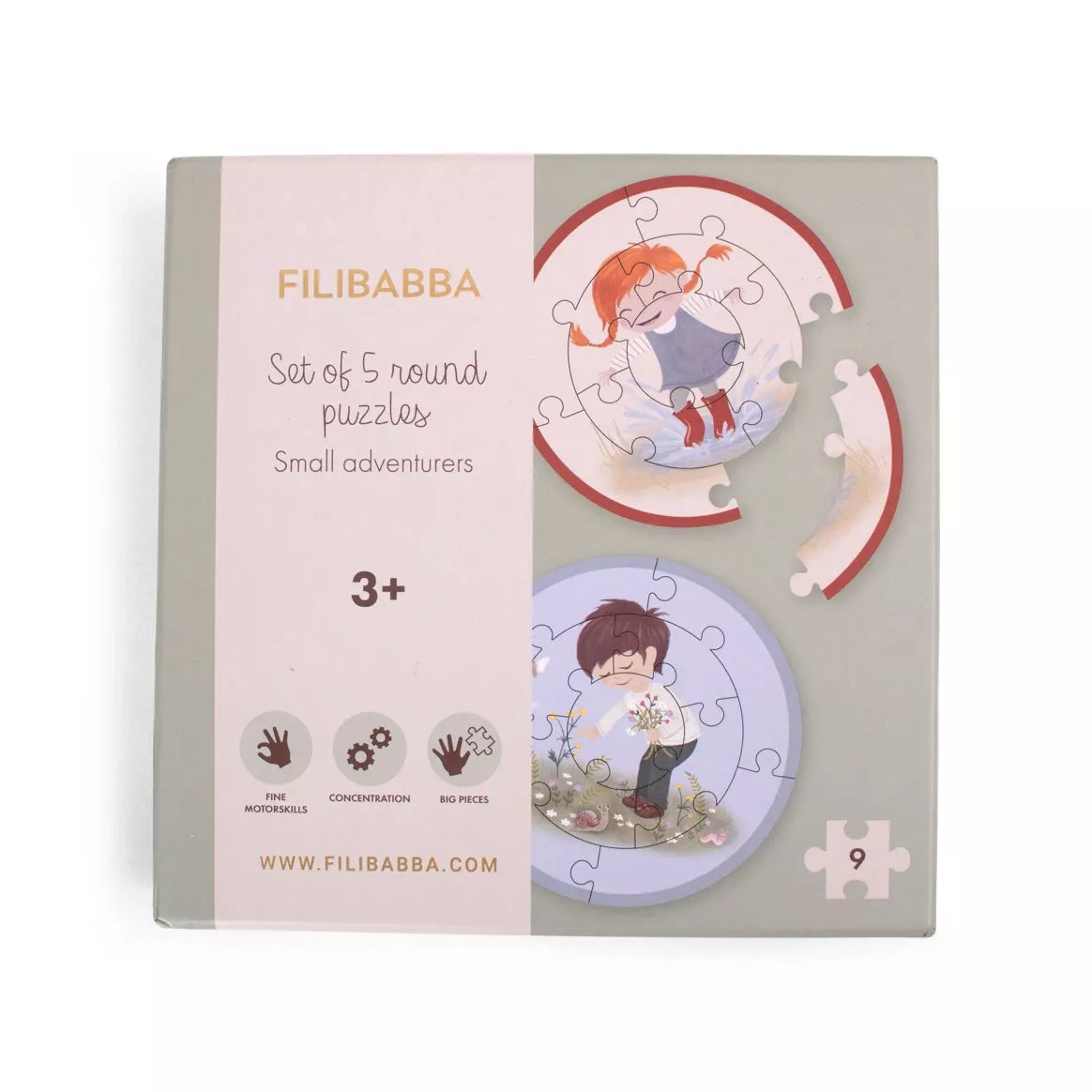 Puzzle Rond I Petits aventuriers