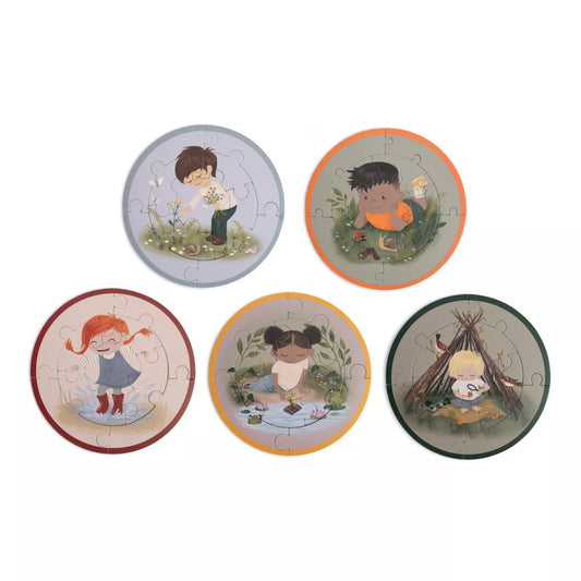 Puzzle Rond I Petits aventuriers