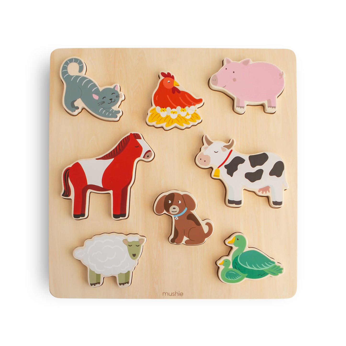 Puzzle en bois I À la ferme