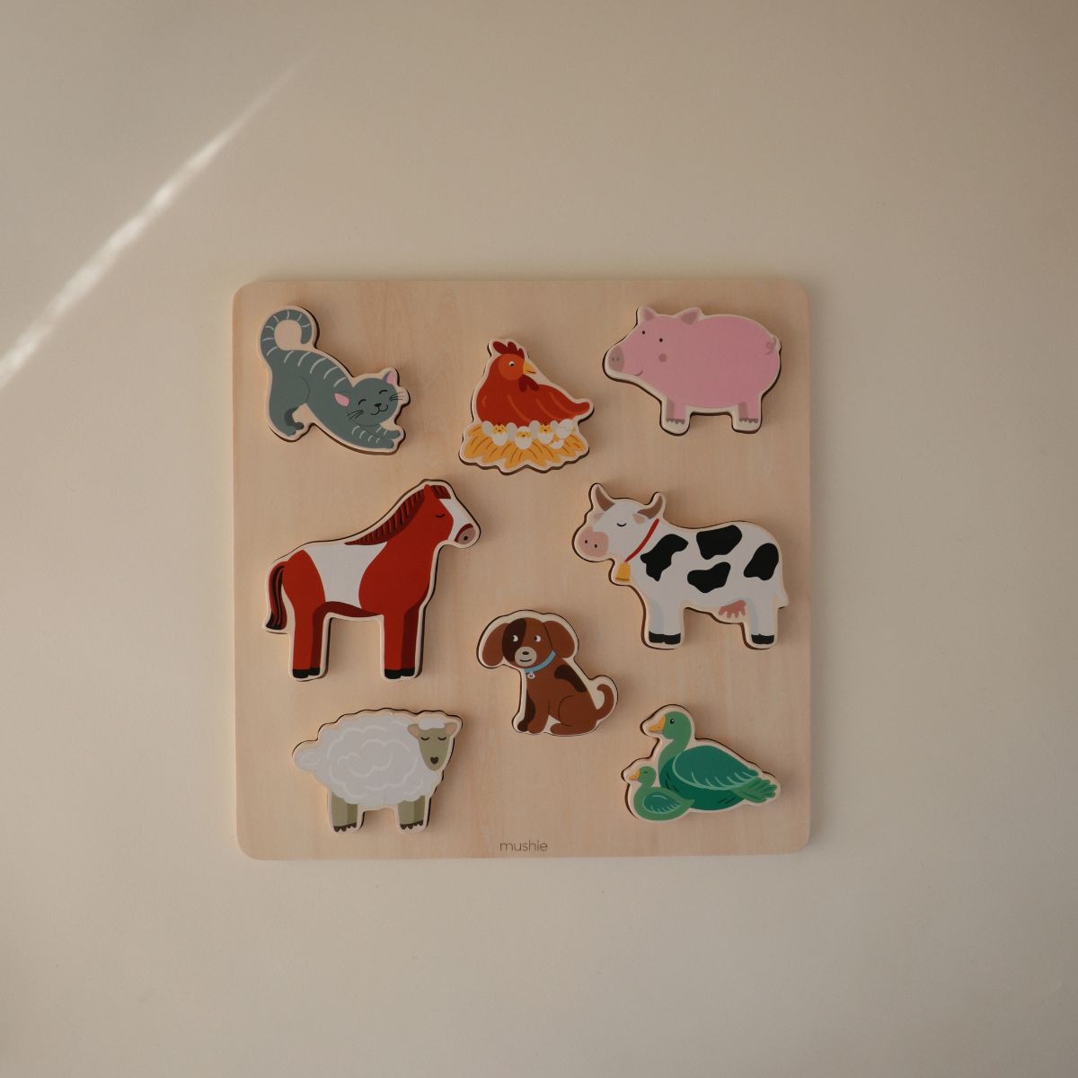 Puzzle en bois I À la ferme
