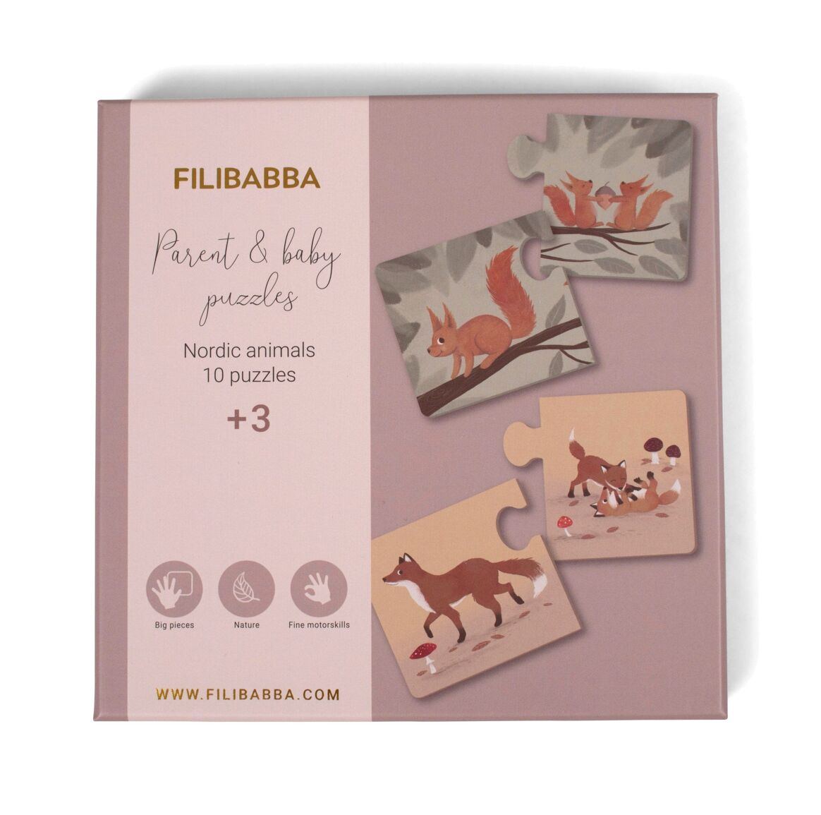 Puzzle pour enfant I Maman & ses bébés Nordique