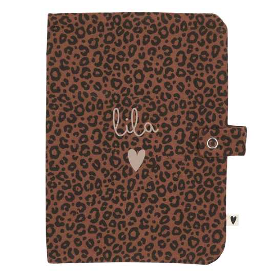 Protège carnet de santé | Léopard Marron