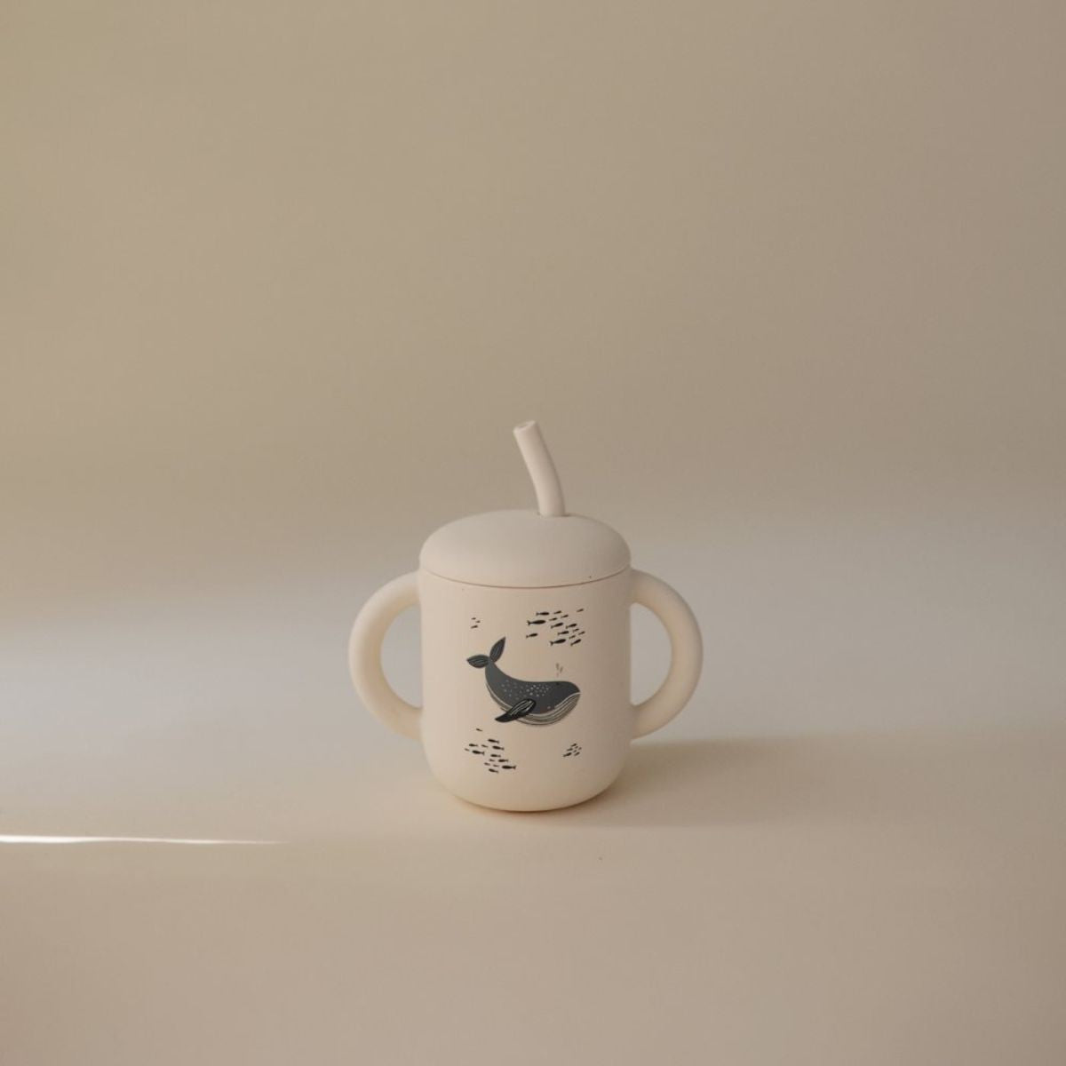 Tasse avec paille | Baleine