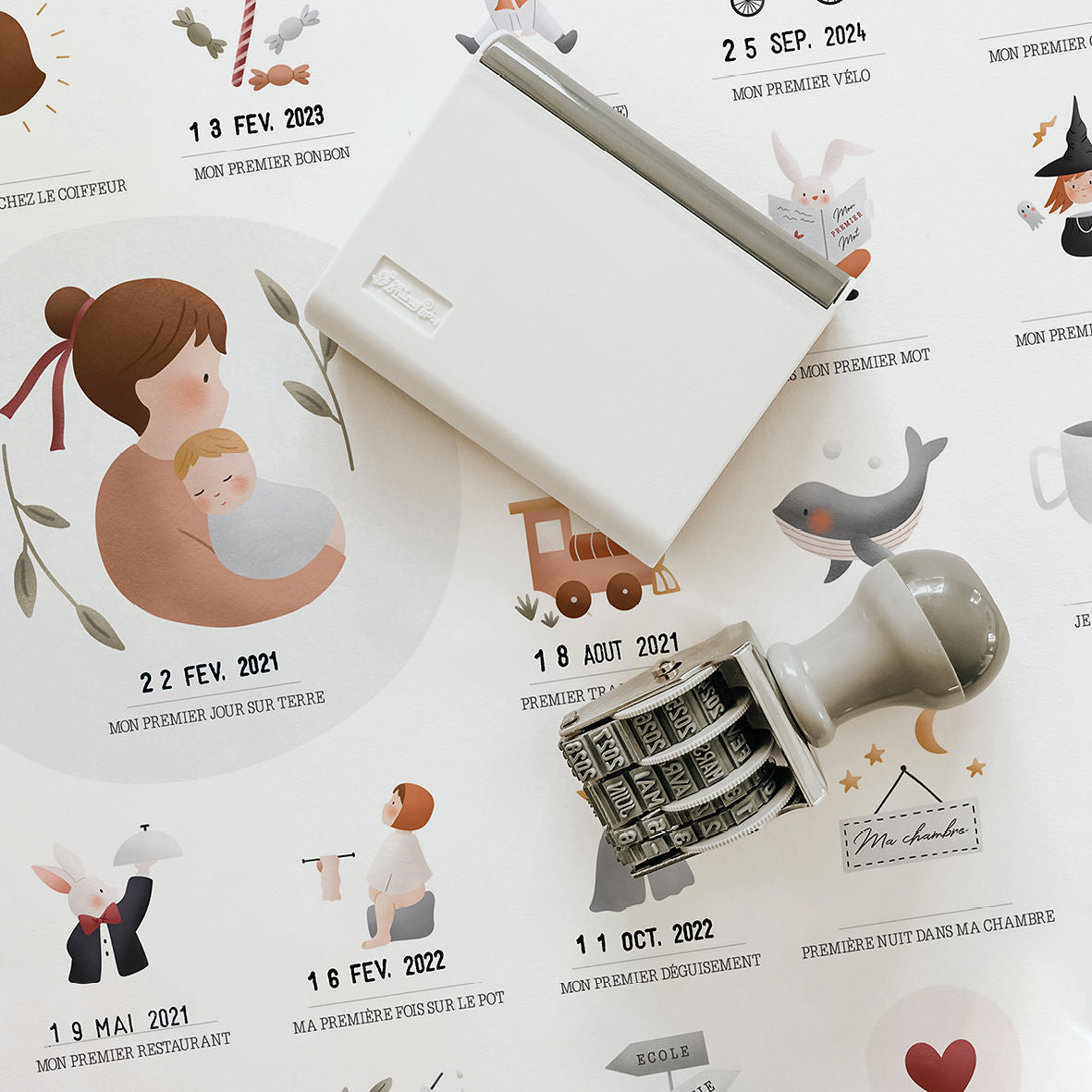 Affiche " Mes premières fois " I Atelier Oranger