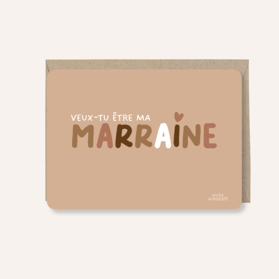 Carte | Veux-tu être ma marraine