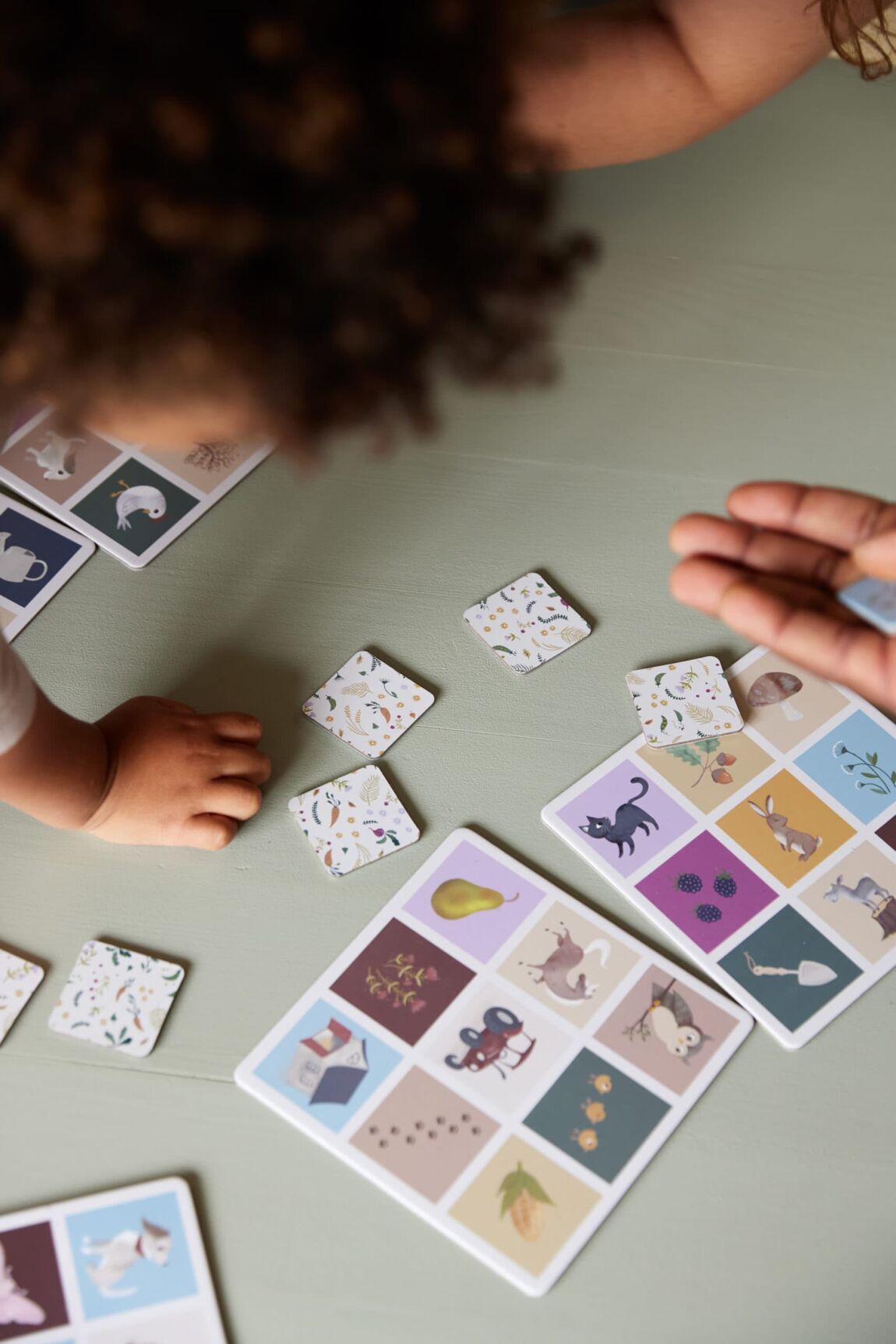 Jeu loto des images - À la ferme