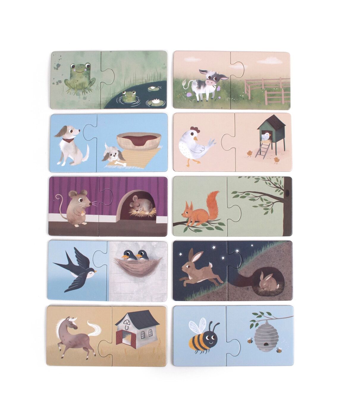 Puzzle " Retrouve ma maison "