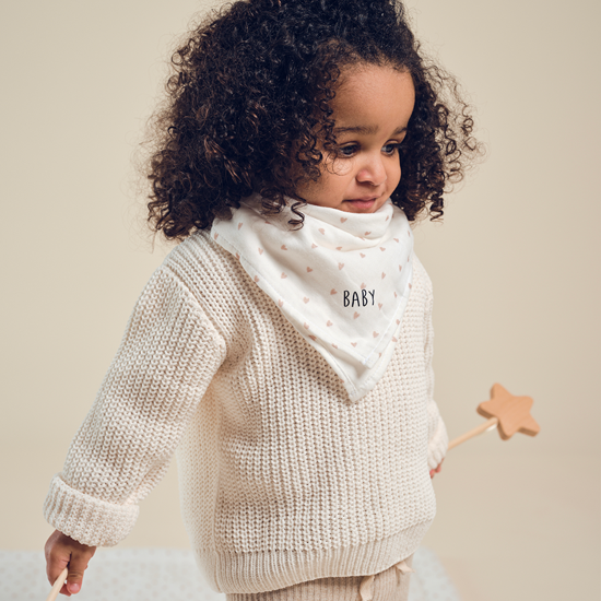 Un joli foulard en gaze de coton.