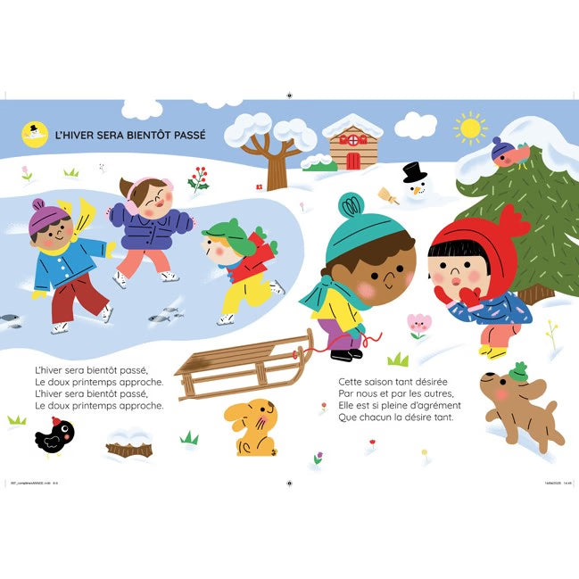 Livres de comptine I Mon recueil de comptines pour toute l'année