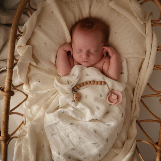 Attache tétine I Pale Taupe