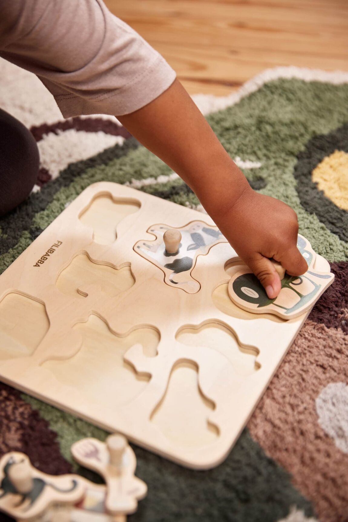 Puzzle en bois I À la ferme