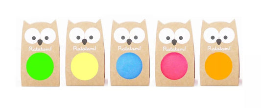 Balle rebondissante I Hibou Orange
