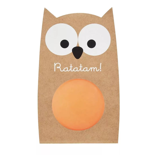 Balle rebondissante I Hibou Orange