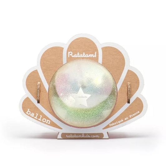Balle de jeu 10 cm I Shell Blanche