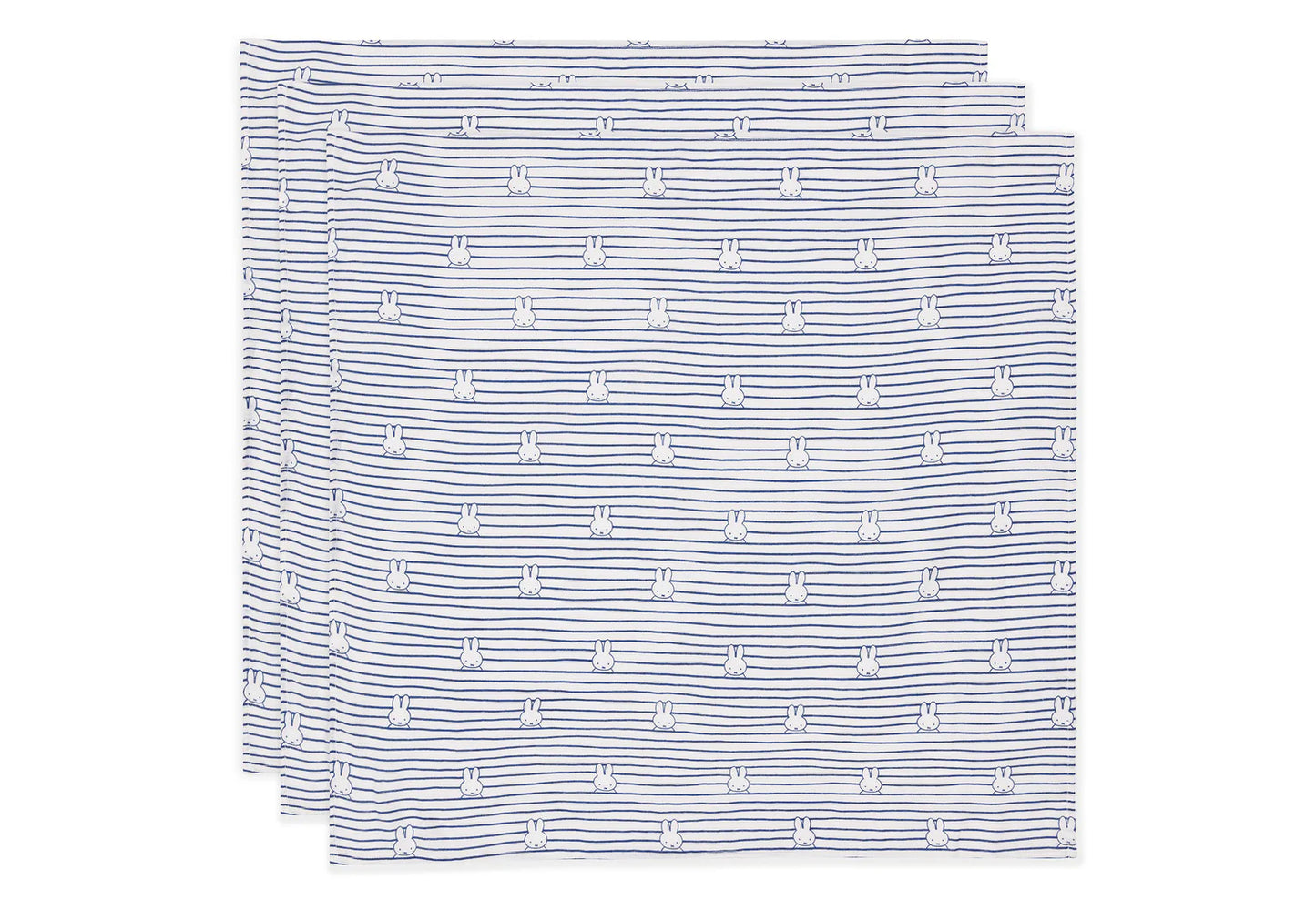Langes gaze de coton | 70cm |  Miffy Stripe