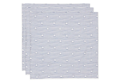 Langes gaze de coton | 70cm |  Miffy Stripe