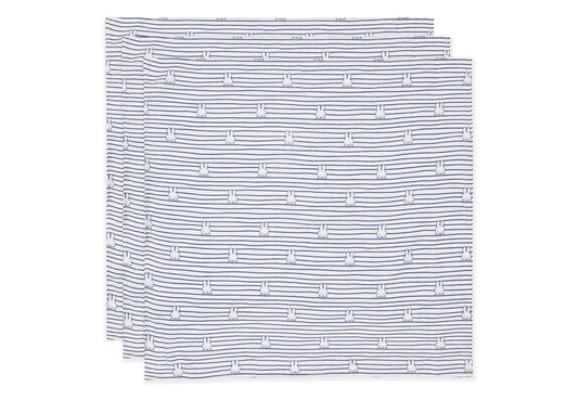 Langes gaze de coton | 70cm |  Miffy Stripe
