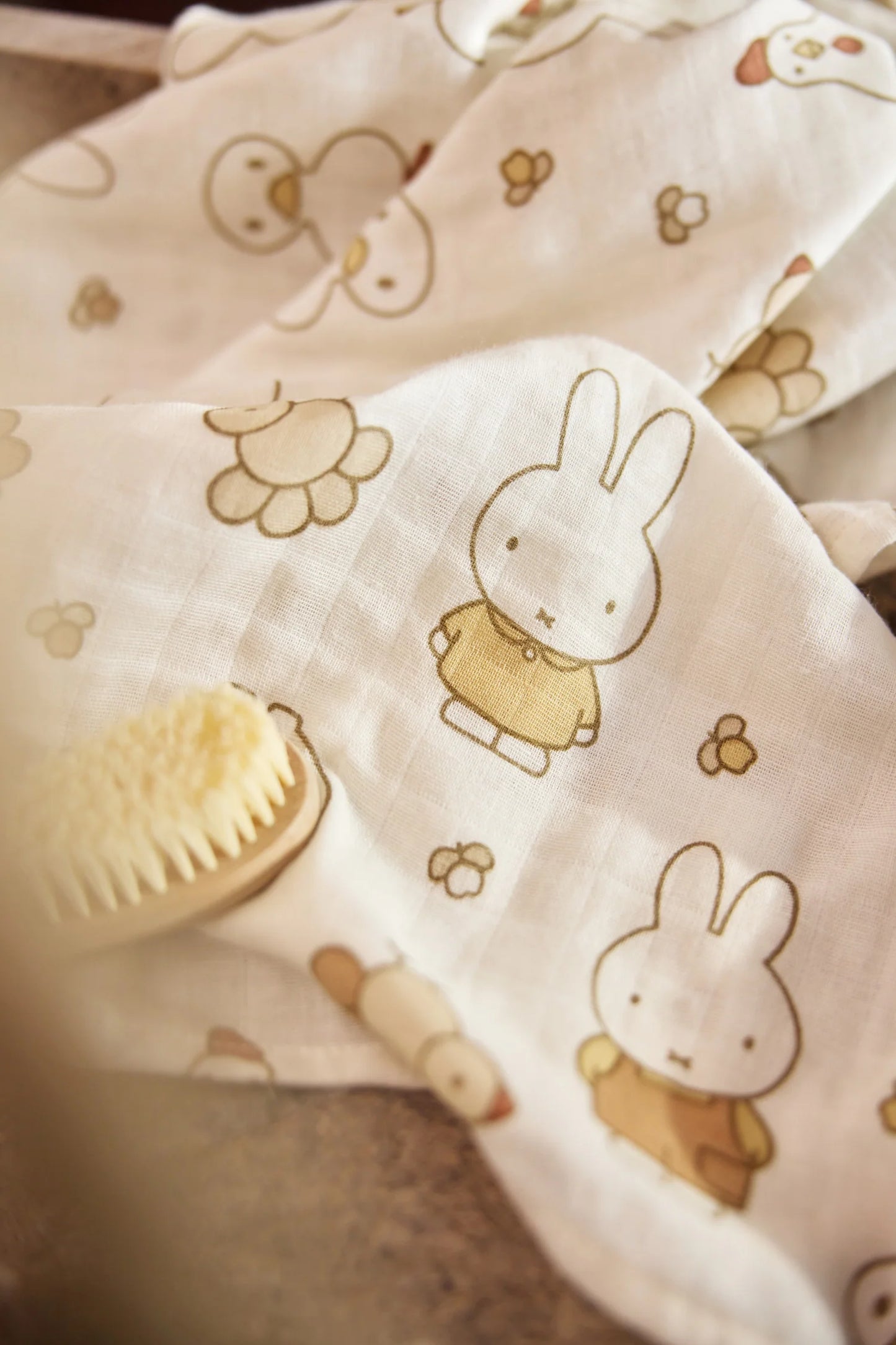 Langes gaze de coton | 70cm | Miffy Family Farm