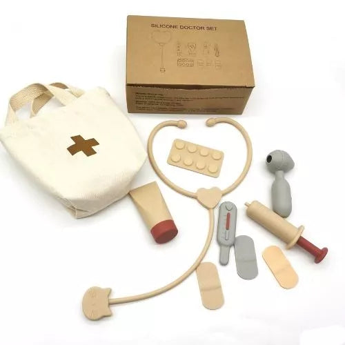 Jeu d'imitation I Kit docteur en silicone