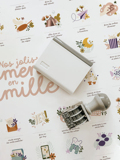 Affiche " Nos jolis moments en famille "