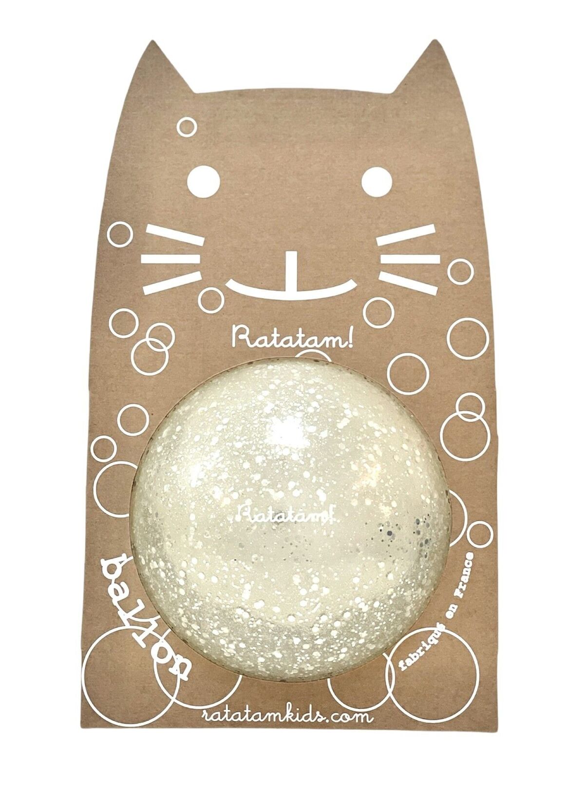Balle de jeu 10 cm I Argent