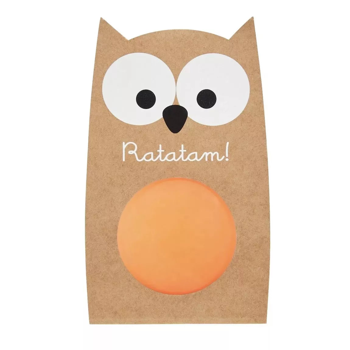 Balle rebondissante I Hibou Orange