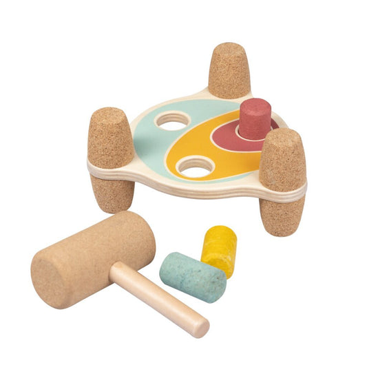 Banc à marteler réversible en liège