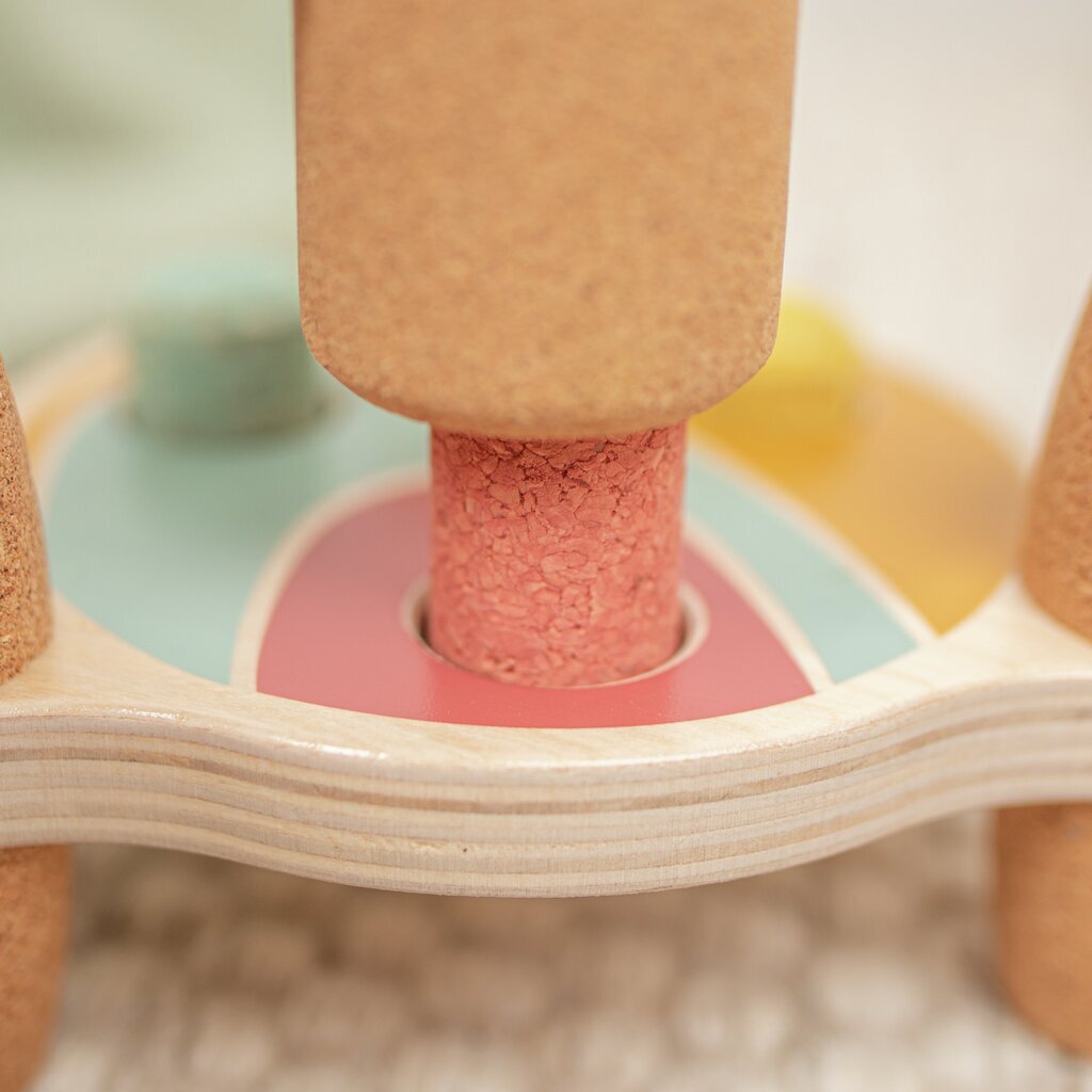 Banc à marteler réversible en liège