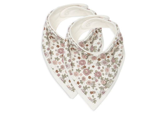 Bavoirs bandana | Retro Flowers