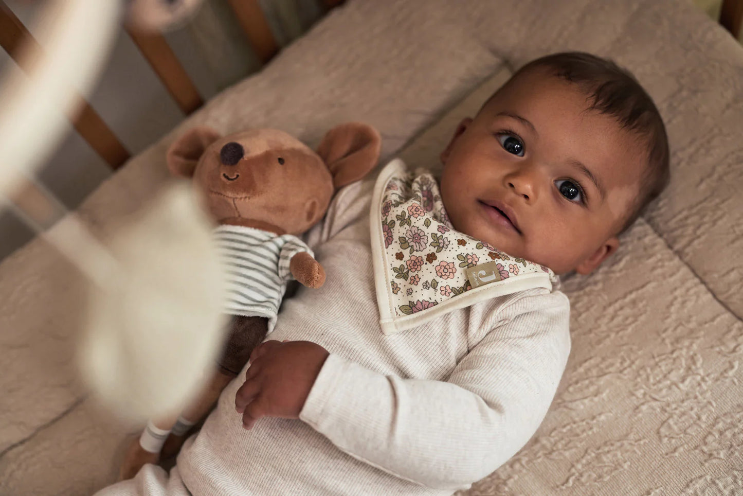 Bavoirs bandana | Retro Flowers