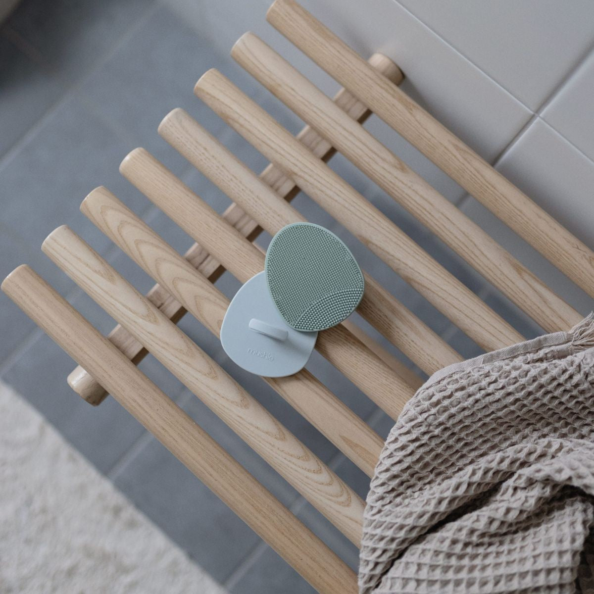 Brosse pour croûte de lait I Vert