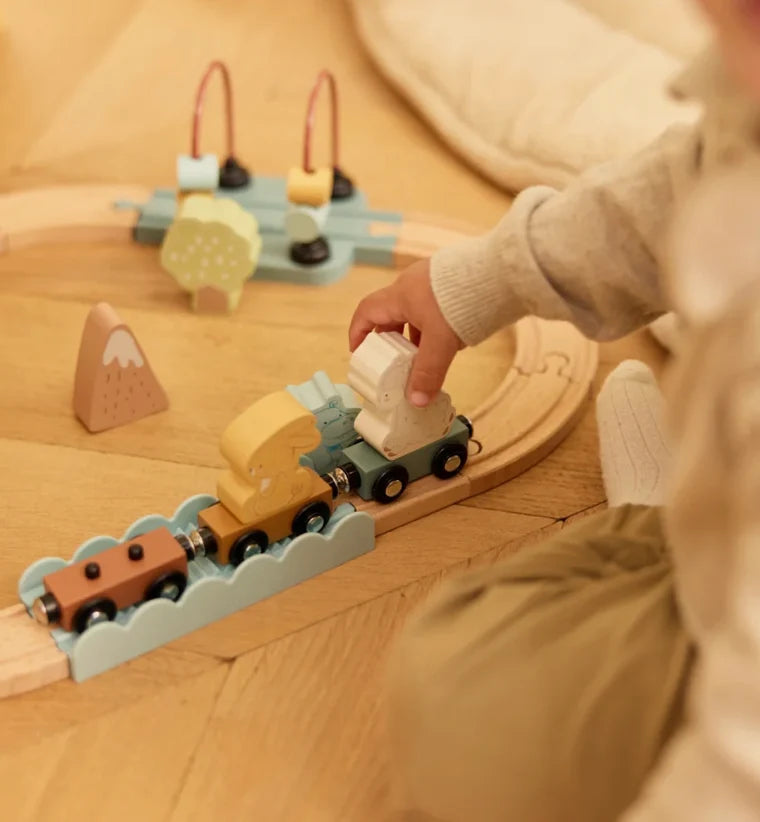 Circuit de train en bois