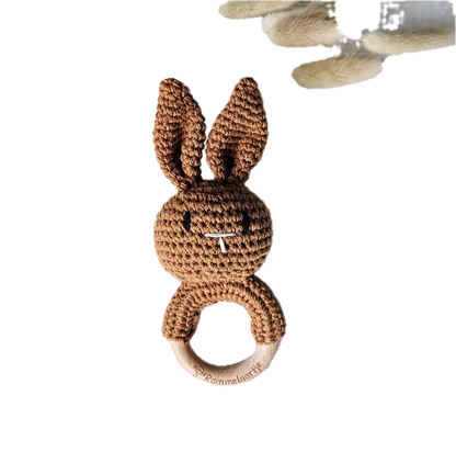 Hochet Lapin I Marron