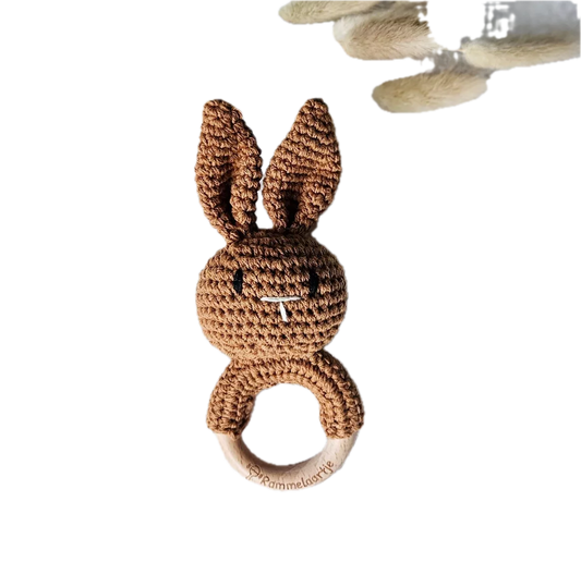 Hochet Lapin I Marron