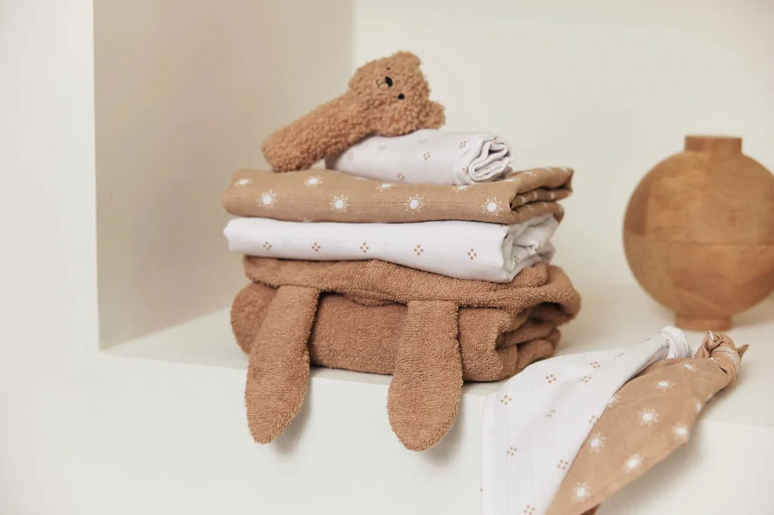 Hochet teddy bear | Biscuit