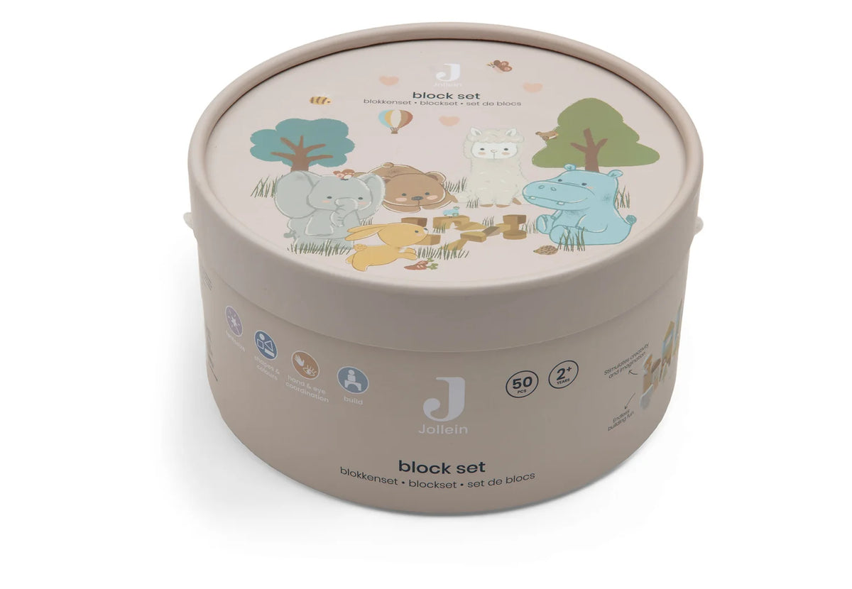 Jeu de blocs de bois