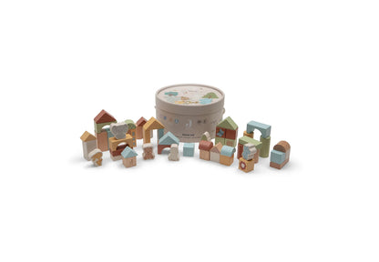 Jeu de blocs de bois