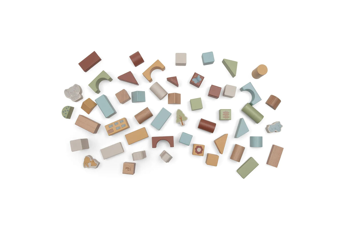 Jeu de blocs de bois