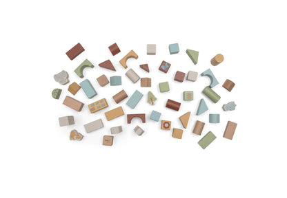 Jeu de blocs de bois