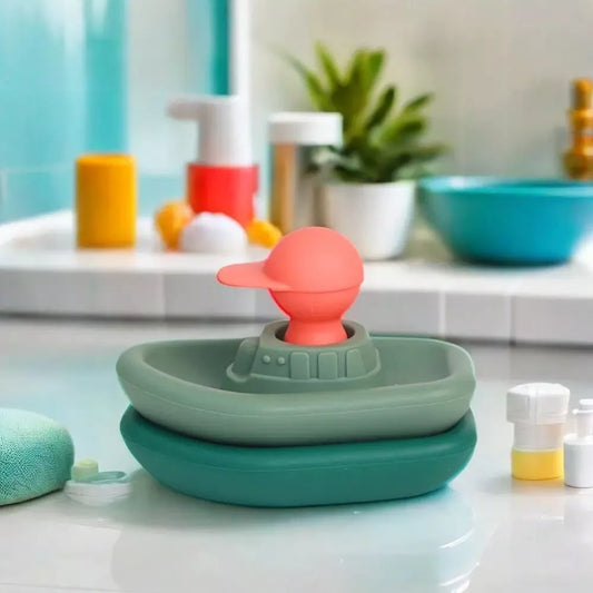Jeux de bain I Bateau et capitaine Vert